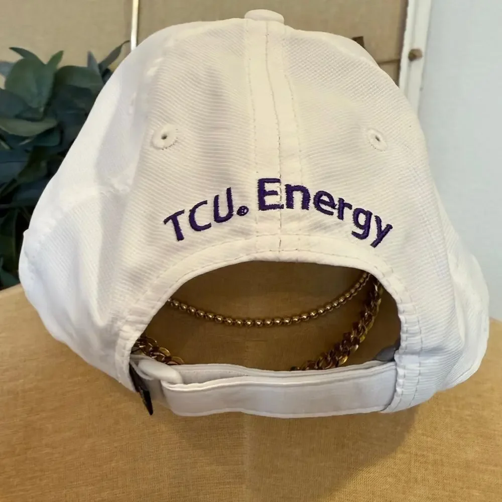 Texas Christian University frogs White Ball Cap Hat TCU Imperial Sports gameday